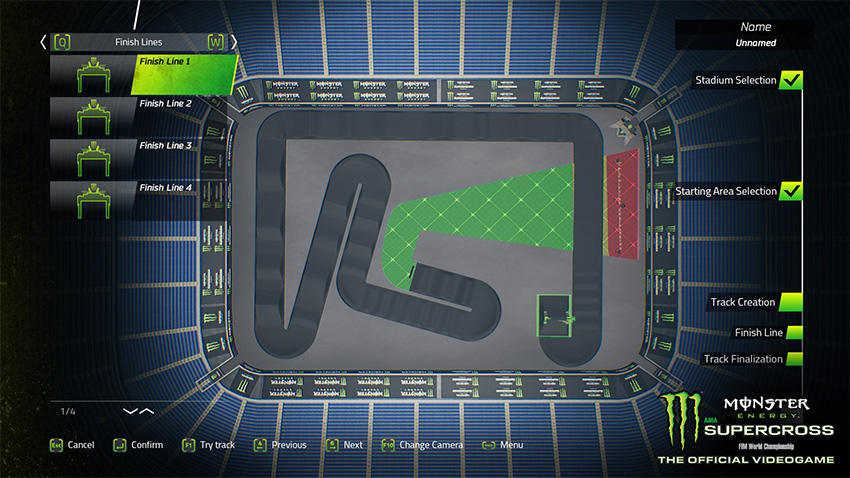 Monster Energy Supercross - The Official Videogame track editor