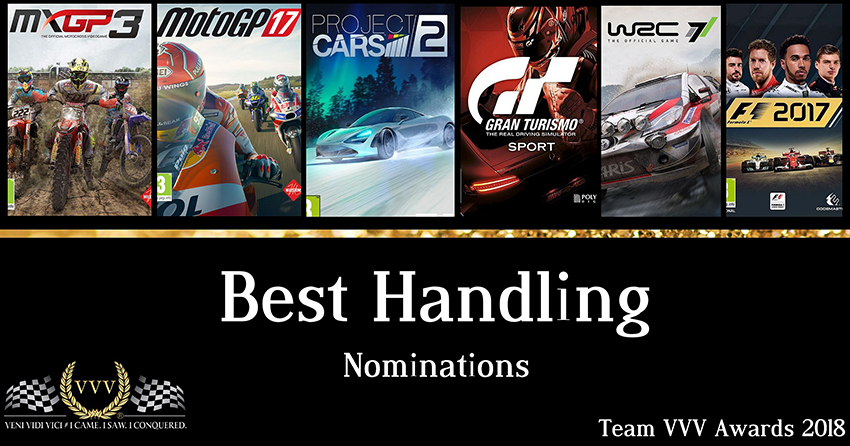 Team VVV Racing Game Awards 2018 Best Handling