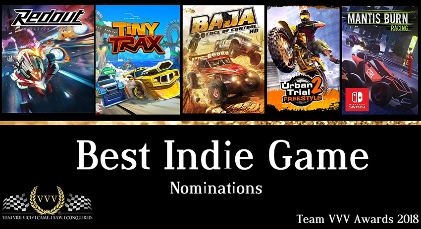 Team VVV Racing Game Awards 2018 Best Indie Game