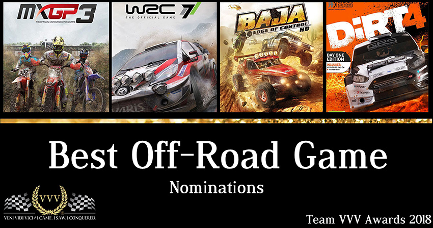 Team VVV Racing Game Awards 2018 Best Off-Road Game