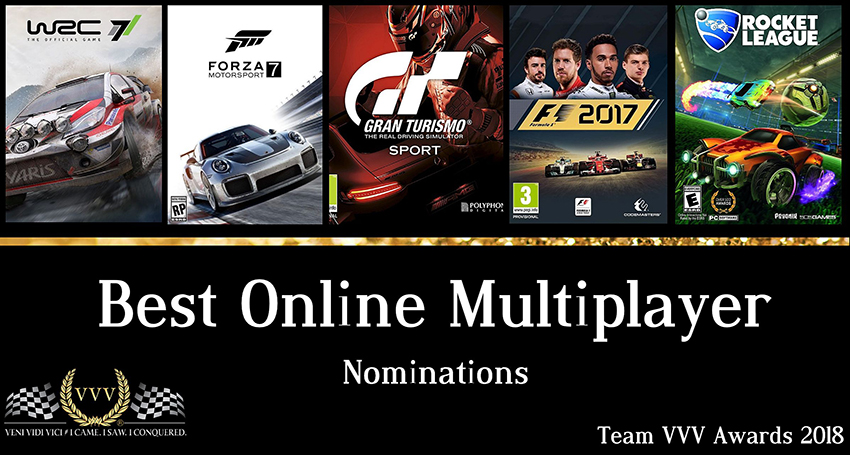 Team VVV Racing Game Awards 2018 Best Online Multiplayer