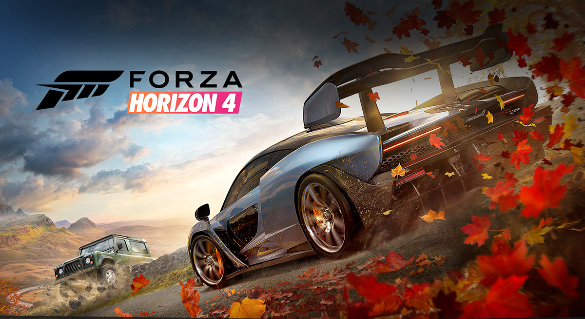 Forza Horizon 4 main art McLaren Senna Xbox One