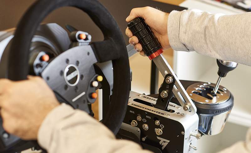 Thrustmaster TSS Handbrake Sparco Mod + revealed for PS4 and Xbox