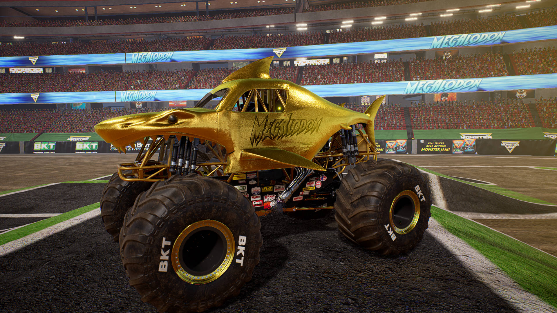 Monster Jam Steel Titans features the top trucks, stadiums and arenas in th...